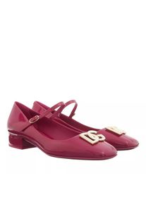Dolce & Gabbana Dolce&Gabbana Moccassins, Mary Jane en rose pâle - Cuir & Cuir & Cuir & Cuir verni, 38 (EU)