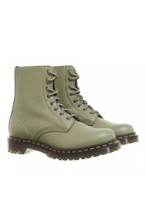 Dr. Martens Bottes & Bottines, 8 Eye Boot 1460 Pascal en vert - Cuir & Matière synthétique & Caoutchouc & Cuir, 36 (EU)