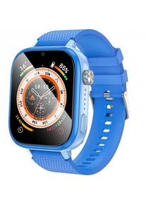Smartwatch HOCO Y101 Kids Call, Bluetooth, Ecran 2.5D 1.83inch, 1GB RAM, 16GB Flash, GPS, Wi-Fi, 4G microSIM (Albastru)