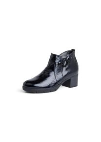 Waldläufer Waldläufer - Stiefelette Naja, blau, Gr. 39, Orthopädische Einlagen, Leder