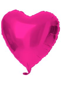 Folat Folieballong rosa hjärta 45cm