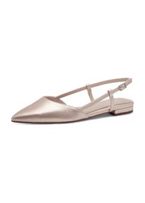Tamaris Dames Ballerina met riempjes rosé 36