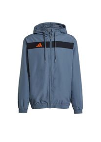 adidas Performance Heren Trainingsjack 'Tiro 25 Essentials' basaltgrijs / oranje / zwart XS