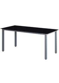 Casaria Stół Ogrodowy Aluminiowy 8 Os 190x90x75 Ogród Taras Srebrny