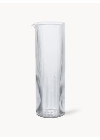 ferm LIVING Håndlavet karaffel Ripple med rillet relief, 1,1 L