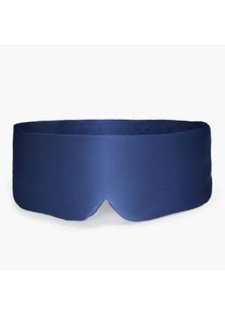 Bollsen Deep Sleep Mask – Maschera per Dormire – Maschera Occhi Antirughe – 100% Oscurante – Seta di Gelso – Traspirante e Ultra Morbida – Blu Scuro