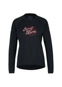 Zimtstern Women's Spunz Shirt L/S Cycling jersey Women (M, black)