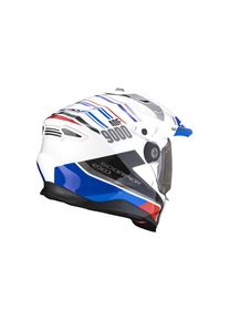 Scorpion ADF-9000 Air Desert Adventure Helm (weiß/blau/rot)