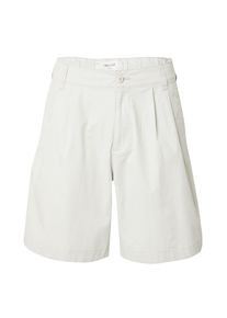 Hollister Calças com pregas em cinzento
