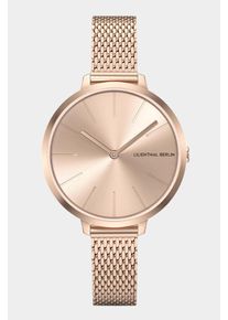 Women's Watch - Rose Gold - Surgical steel case, Sapphire-hardened mineral glass, Mesh Strap - 30mm , Miyota Quartz Movement - Lilienthal Berlin