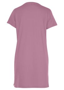 Vivance Dreams Dames Bigshirt in mauve ,maat 32/34, Witt, 100% Katoen