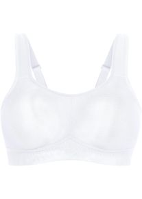 Sport-BH med kraftigt stöd - vit - storlek 95C - bonprix