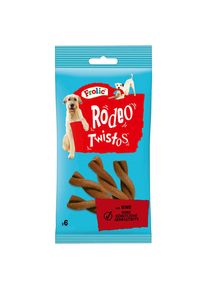 18x6 pièces Frolic Rodeo Twistos au bœuf friandises pour chiens