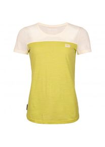 Ortovox Womens 150 Cool Logo T-Shirt Merinoshirt Dames (XS |geel)