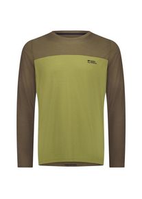 Mons Royale Diversion Merino Bike Jersey L/S Cycling jersey Men (M, olive)