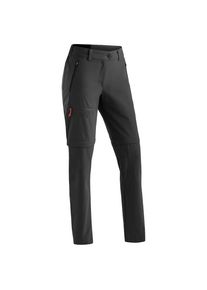 Maier Sports Women's Nata Zip Loop Zip-off trousers Women (22 - Short, black)