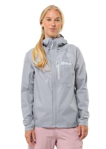 Jack Wolfskin Damska przeciwdeszczowa kurtka hardshell Prelight 3L Jacket Women L cool grey