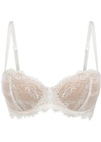 Soutien-gorge balconnet à armatures sans bretelles - blanc - taille 100B - bonprix