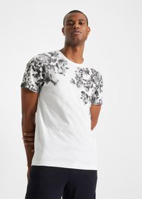 T-shirt Slim Fit - blanc - taille 60/62 (XXL) - 100% coton - bonprix