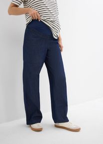 Jean de grossesse ample 100% coton longueur cheville - bleu - taille 54 - 100% coton - bonprix