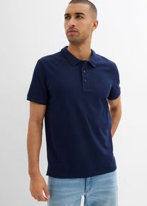 Lot de 2 polos en maille piquée 100% coton - bleu - taille 52/54 (L) - 100% coton - bonprix