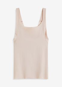Top sculptant découpé au laser maintien modéré - beige - taille 5 (XL) - bonprix