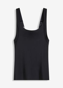 Top sculptant découpé au laser maintien modéré - noir - taille 2 (S) - bonprix