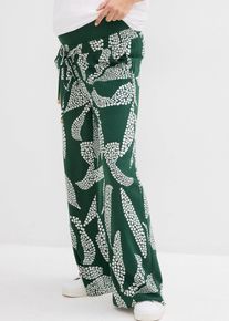Pantalon de grossesse ample en viscose fluide - vert - taille 52 - bonprix