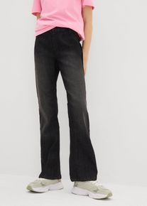 Jegging taille mi-haute flared - noir - taille 176 avec coton - bonprix