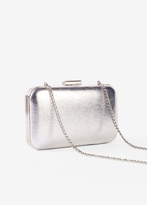 Clutch, sølv, størrelse 12x21 cm, bonprix