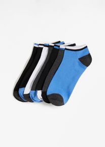 Ankelsokker med økologisk bomull (7-pack), blå, størrelse 43-46, bonprix