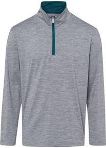 Herren Langarmshirt in schnell trocknender Qualit&auml;t grau-meliert Gr&ouml;&szlig;e 52/54