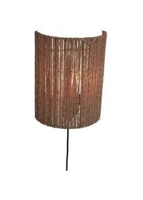 Good & Mojo Wandleuchte , Naturfarben , 25x32x25 cm , LED-Leuchtmittel austauschbar , Lampen & Leuchten, Innenbeleuchtung, Wandleuchten