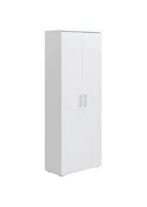 Xora Mehrzweckschrank , Weiß , Holzwerkstoff , 5 Fächer , 70x178.9x33.4 cm , stehend , Waschküche, Mehrzweckschränke