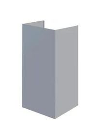 Oranier Dunstabzugskaminaufsatz , Edelstahlfarben , Metall , 23.6x39.5-78.0x22.5 cm , Küchen, Küchenelektrogeräte, Dunstabzugshauben