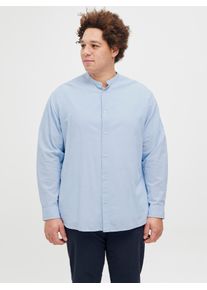 Jack & Jones PlusSize Jack & Jones PlusSize Langarmhemd »JJEBREEZE LINEN BLE BAND SHIRT LS SN PLS«