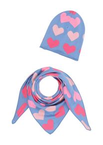 Zwillingsherz Set 'Frühlingsherz' Filles bleu taille S-XXL