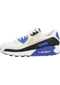 Nike Sportswear Heren Sneakers laag ' Air Max 90 Premium ' blauw / pasteelgeel / wit 41