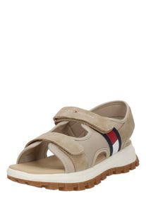 Tommy Hilfiger Open schoenen beige / navy / rood / wit 35
