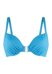 Lingadore Dames Bikinitop blauw / wolwit 70