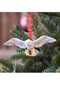 Harry Potter - Hedwig con lettera di Hogwarts Decorazione per albero di Natale