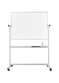 Whiteboard-Set Typ SP, mobil, Stahlblech, lackiert, mit Ablageschale, HxB 1834 x 1320 mm MAGNETOPLAN