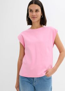 Maglia in puro cotone biologico, rosa, Taglia 58/60 (XXL), bonprix