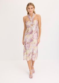 Abito con scollo all'americana e paillettes, rosa, Taglia 38/40 (XS), bonprix