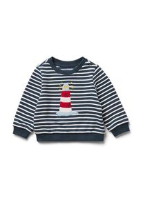 Tchibo - Bluza - dla niemowląt -rozmiar 62/68 - kolor: biały/niebieski/w paski