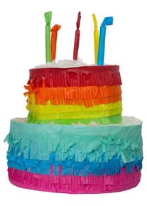 Folat Pinata Rainbow Cake BDay 25x23cm