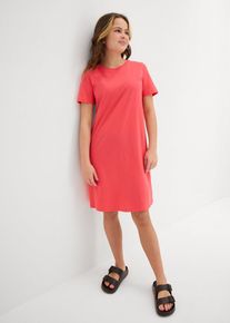 bonprix Rochie din jerse din bumbac organic 100%, roz, 152/158