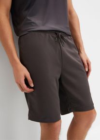 bonprix Pantaloni sport scurţi, material funcțional, gri, 44/46 (S)
