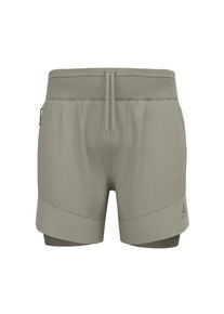 Odlo Herren X-Alp Trail 6 Inch 2-In-1 Short grau