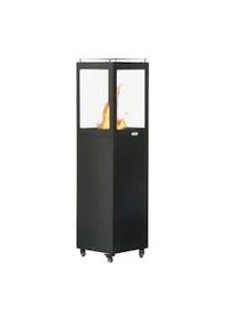 Green Flame - Calentador de pellets para patio exterior -BPH-003 - Negro - Sin gas
